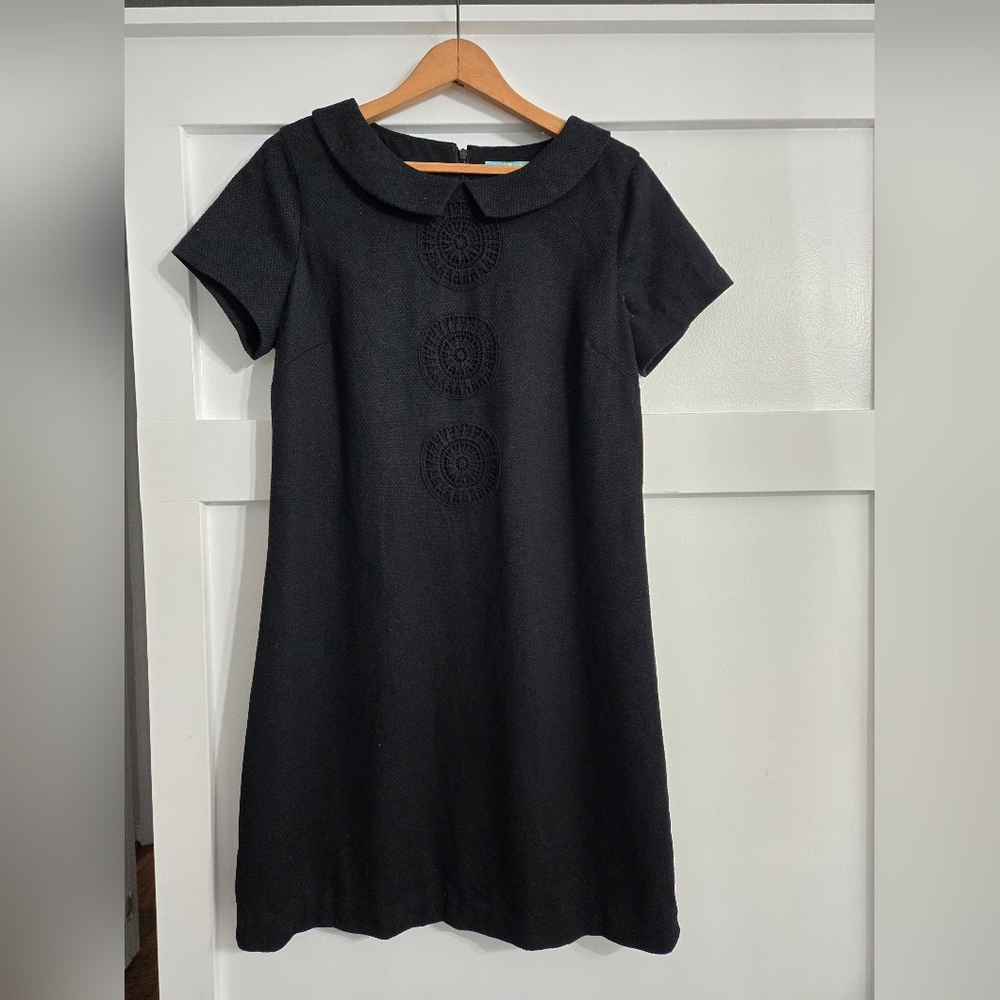 Boden Textured Black Dress